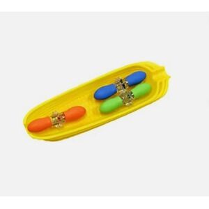 Gourmet Club Corn Set‎ 3 Corn Holders & 3 Serving Trays
